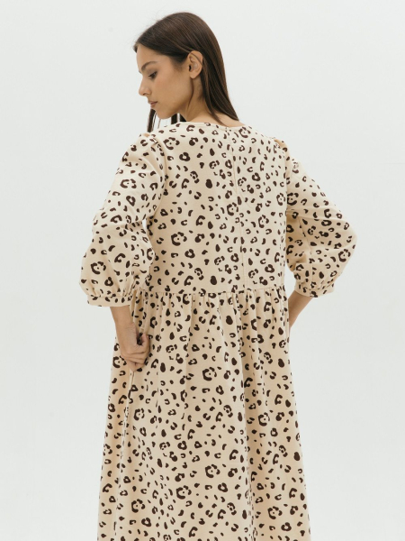 Платье flannel Margo limited milk specks