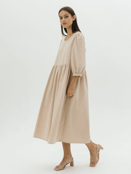Платье flannel Margo natural