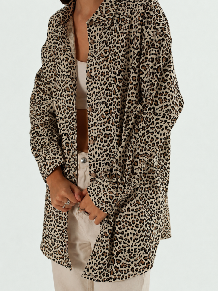 Рубашка Celine limited leopard