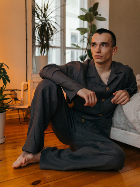 Пижама Cozy graphite