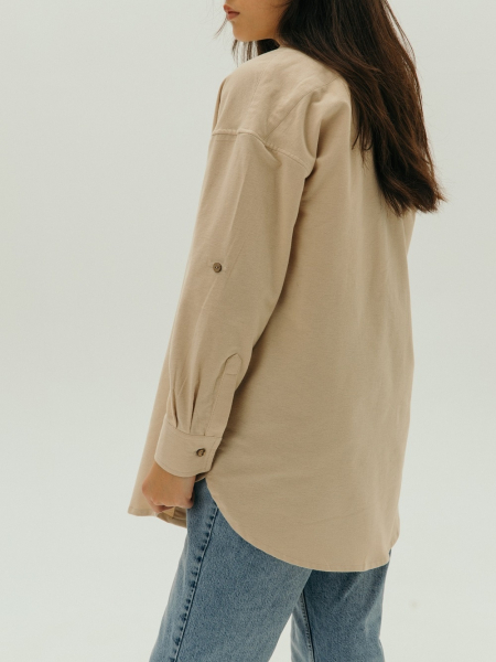 Рубашка flannel Celine natural