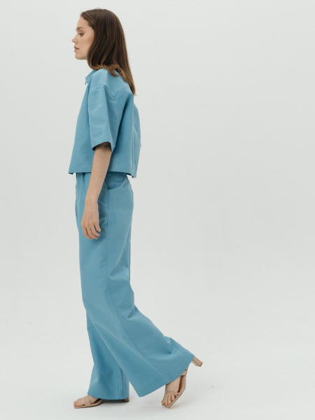 Брюки-палаццо Parisian limited azure