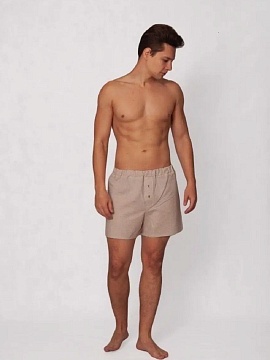 Боксеры полульняные natural