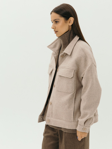 Куртка wool Bertha natural
