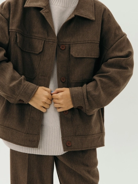 Куртка wool Bertha limited chocolate