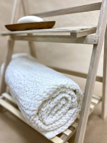 Полотенце вафельное Marshmallow white