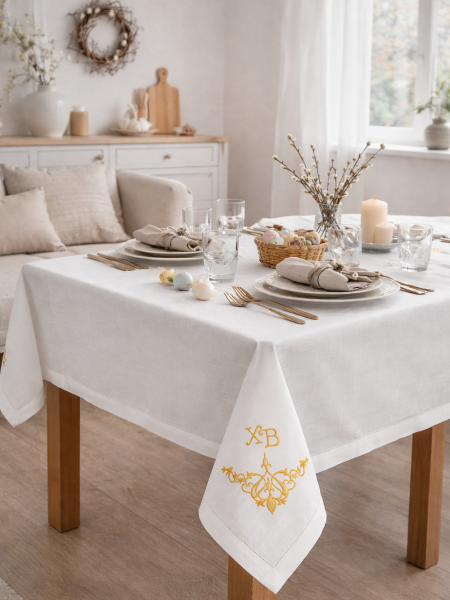 Скатерть льняная ХВ без салфеток