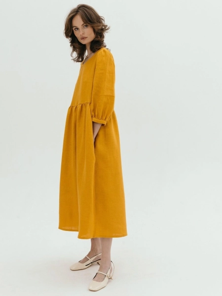 Платье Margo limited mustard