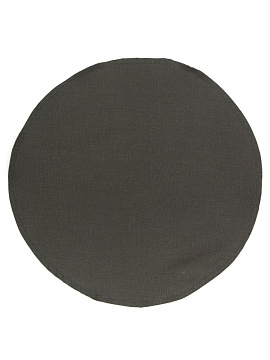 Салфетка круглая изо льна цвет оливковый