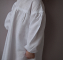 Платье льняное детское Грета белый