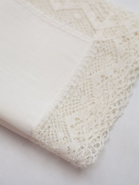 Салфеткa с кружевом Lace edition white