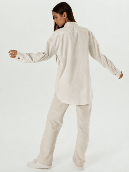 Рубашка velvet Celine white