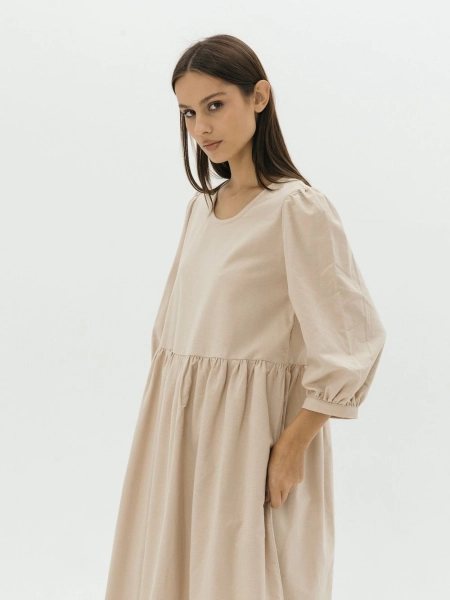 Платье flannel Margo natural