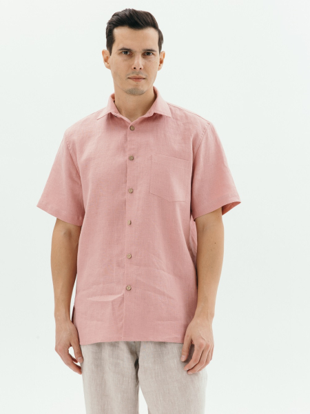 Рубашка Leon dusty rose