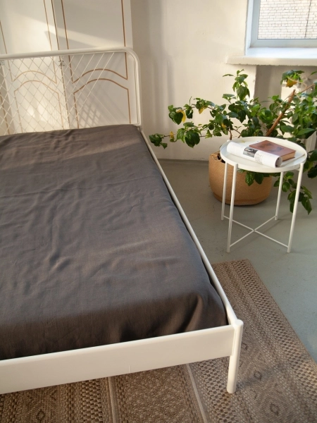 Простыня Cozy graphite