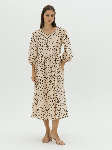 Платье flannel Margo limited milk specks