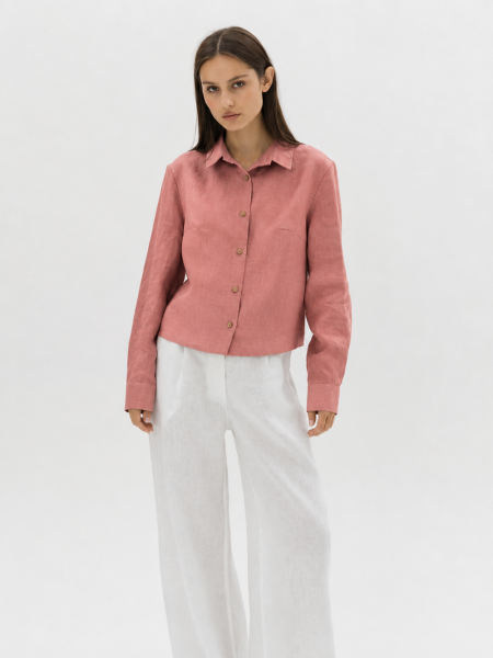 Рубашка flannel Vivid dusty rose 