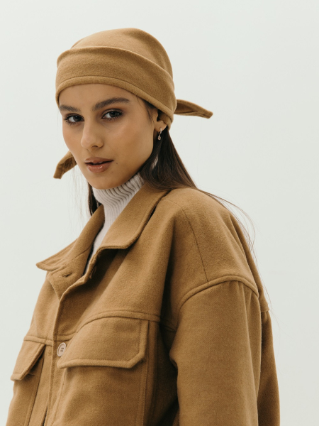 Косынка wool Istoki limited mustard