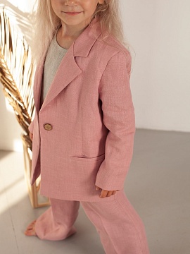 Жакет детский mini boss dusty rose