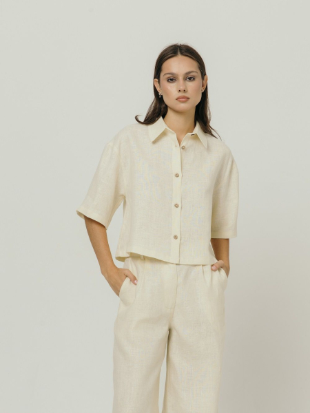 Рубашка Aura limited ecru