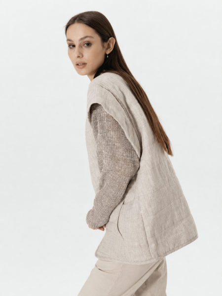 Куртка-жилет Boho natural