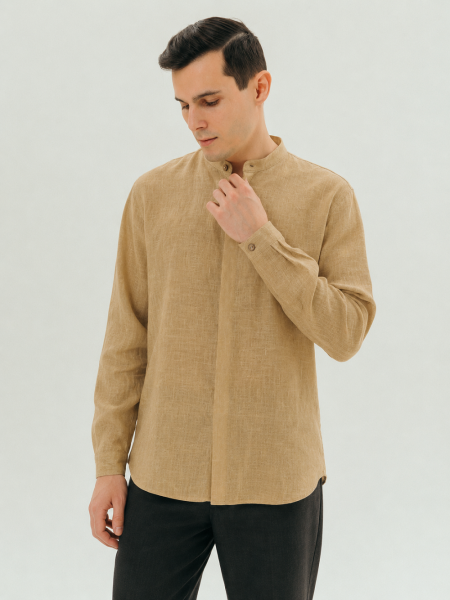 Рубашка Hugo limited caramel