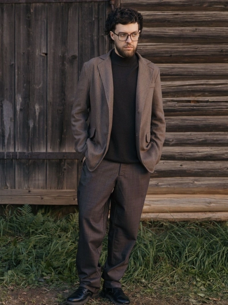 Брюки wool Rick limited chocolate