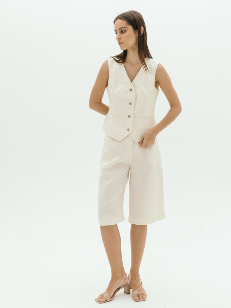 Шорты-бермуды Parisian limited ecru