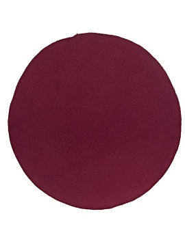 Салфетка круглая изо льна цвет слива