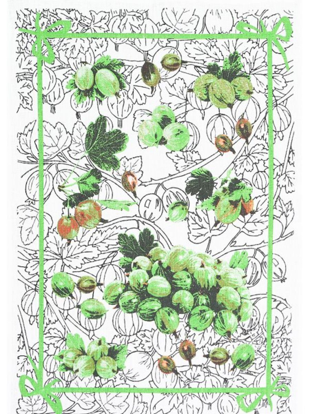 Полотенце льняное Крыжовник