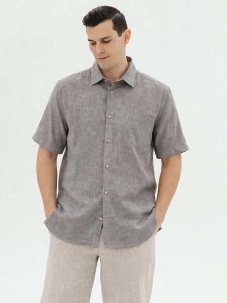 Рубашка Leon limited grey