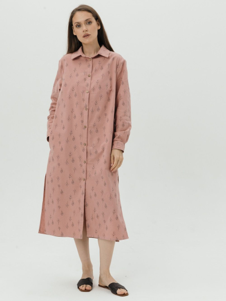 Платье-рубашка flannel Fresh limited rose trees