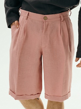 Шорты Wide dusty rose 