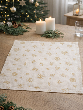 Салфетка льняная Метелица