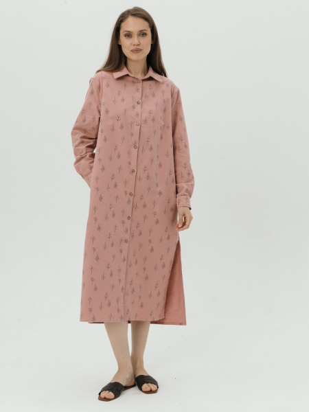 Платье-рубашка flannel Fresh limited rose trees