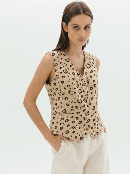 Жилетка flannel Classy limited milk specks