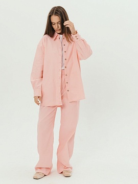 Рубашка velvet Liberty dusty rose