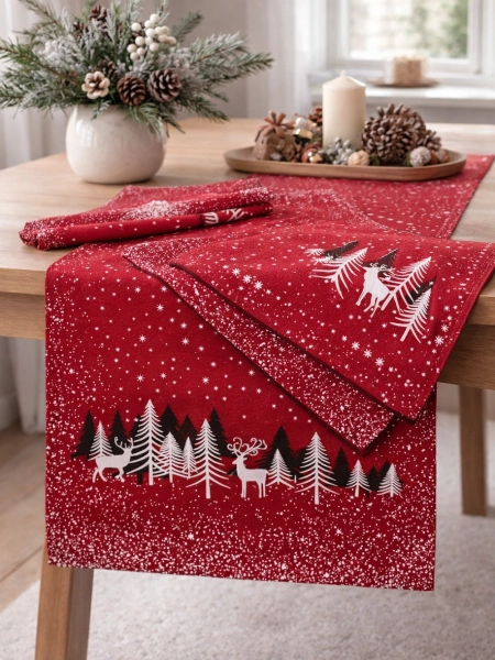 Комплект столовый Снежность