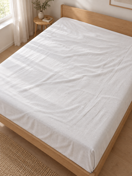 Простыня ECO Cozy white