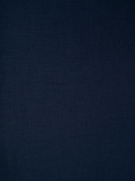 Ткань изо льна Тёмно-синий арт.359