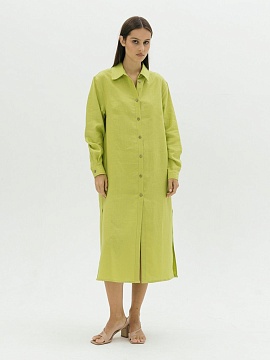 Платье-рубашка Fresh limited salad