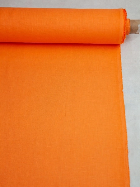 Ткань изо льна Мандарин арт.014