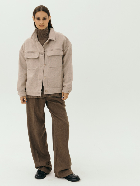 Куртка wool Bertha natural