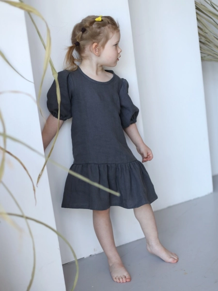 Платье детское Karolina mini graphite
