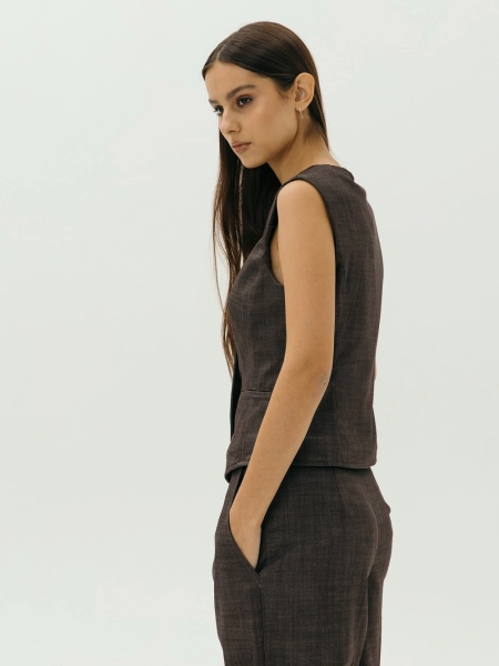 Жилетка wool Classy limited chocolate
