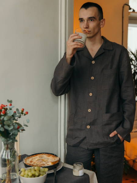 Пижама Cozy graphite