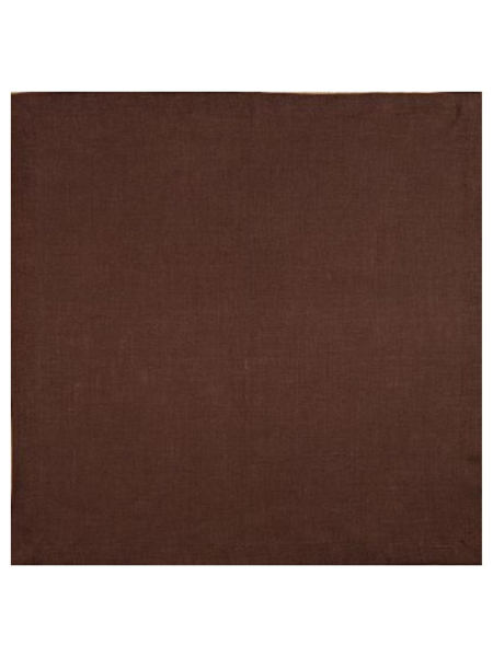 Салфетка льняная цвет шоколадный