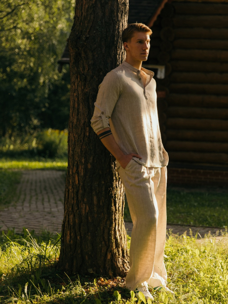 Брюки Wide natural