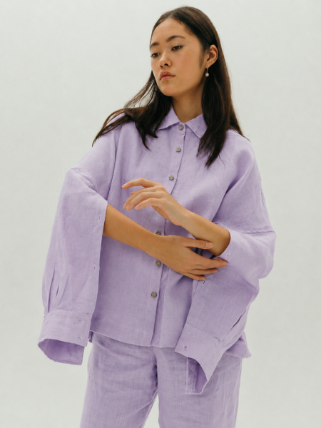Рубашка Origami limited lavender