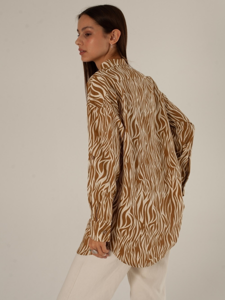 Рубашка Celine limited zebra